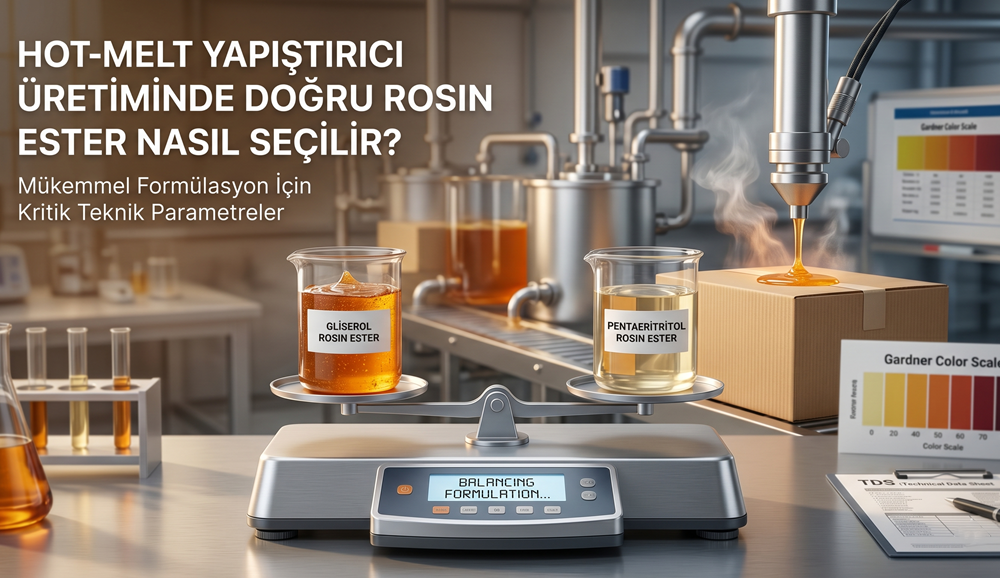 Hot-Melt Yapıştırıcı Üretiminde Doğru Rosin Ester Nasıl Seçilir?